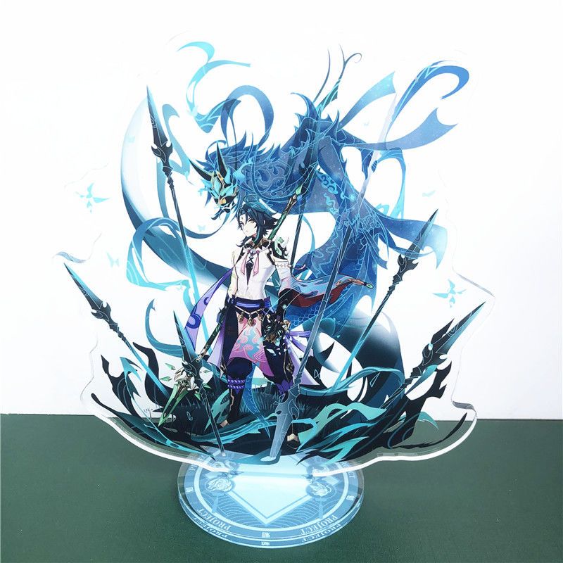 牌达达利亚胡桃魈钟离五郎雷神申鹤尤拉立牌亚克力摆件 13钟离【图片