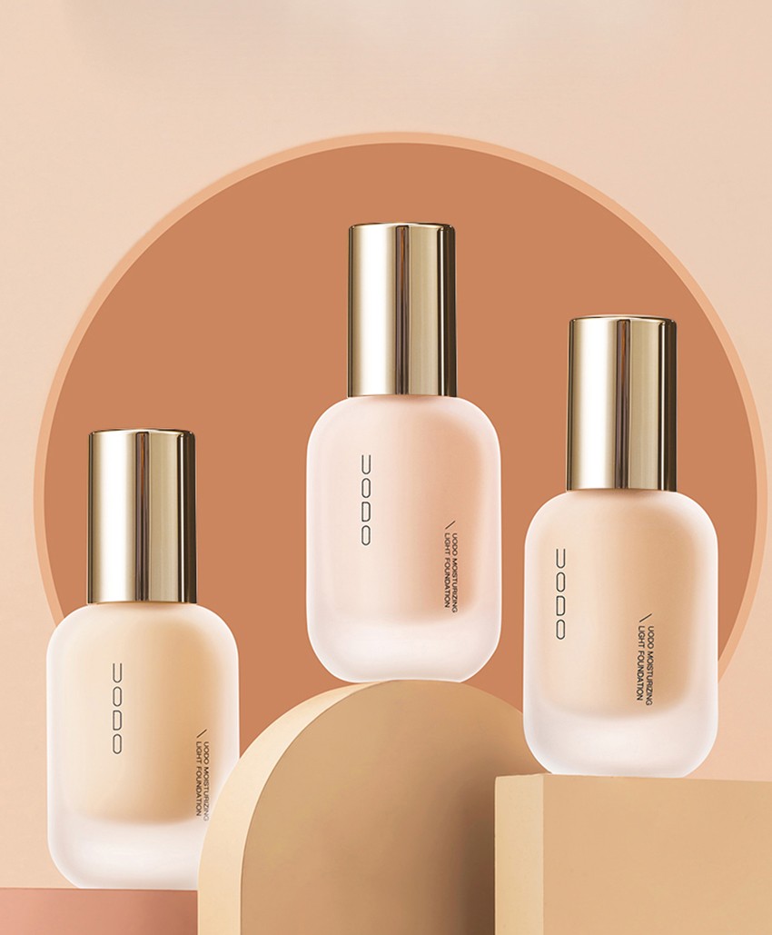 uodo uodo优沃朵粉底液控油持久遮瑕遮盖黑眼圈保湿混干油 水润款-w03