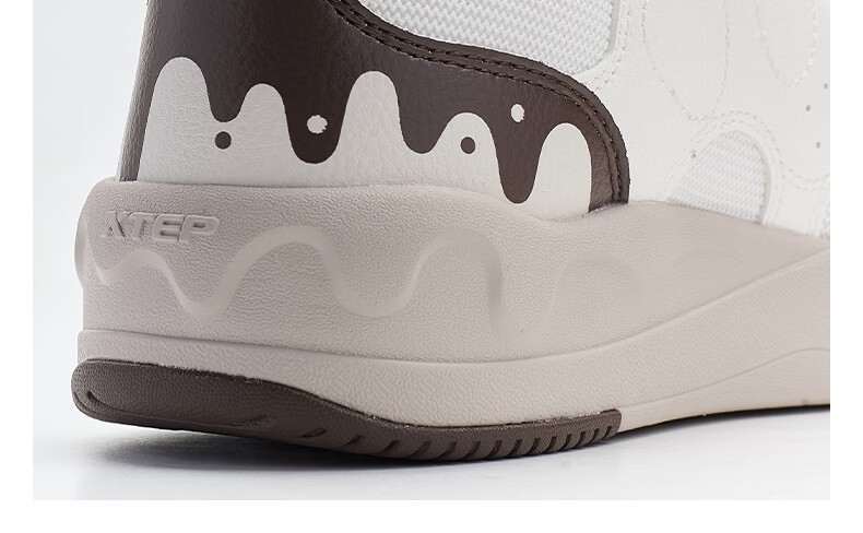 XTEP Cream Cocoa Women's Sneakers 2026 Summer New Thick Sole Height Increasing Casual Sports Shoes Authentic 12