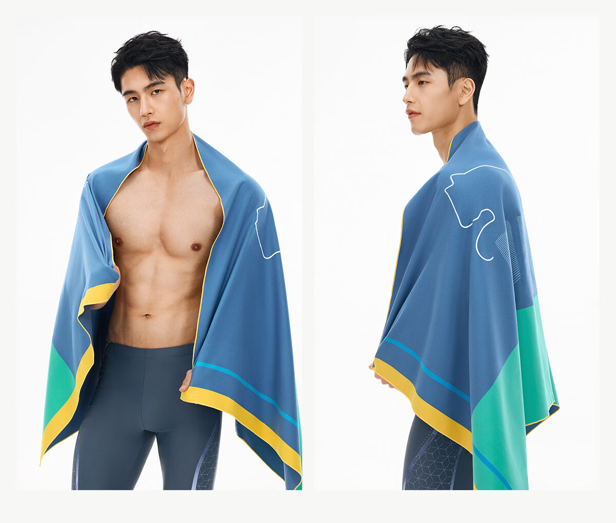 PUMA Adult Sensitive Skin Sports Towel 10A Antibacterial Long-Lasting Dry Home Travel Portable Towel 43