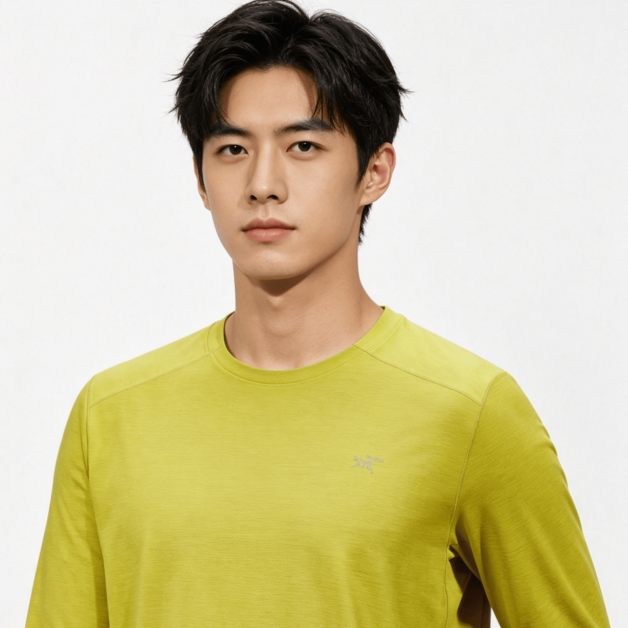 ARC'TERYX CORMAC CREW Comfortable Men's Quick-Dry Long Sleeve Crew Neck T-Shirt Luminous Green XL 5