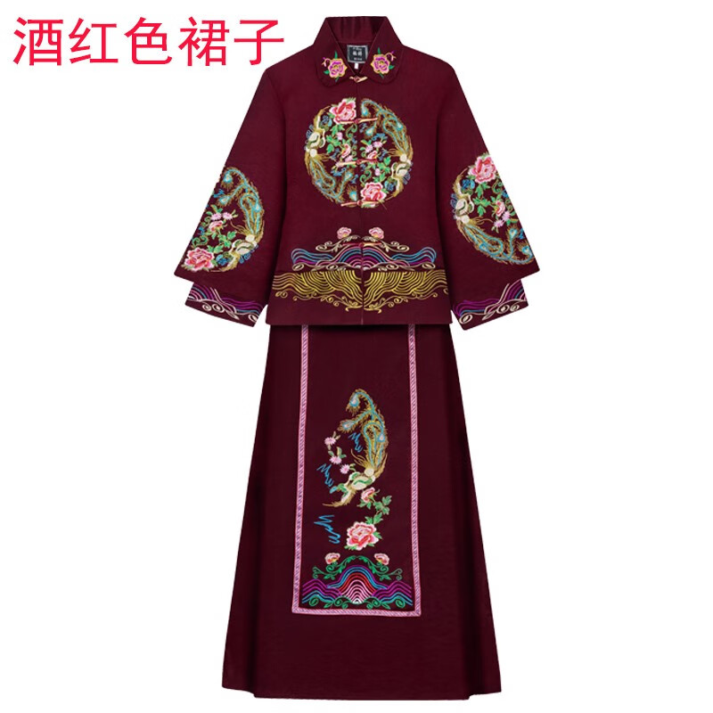 裙装寿衣 纯棉女全套 女士老人冲喜寿服 年轻真丝老衣 殡葬用品 酒