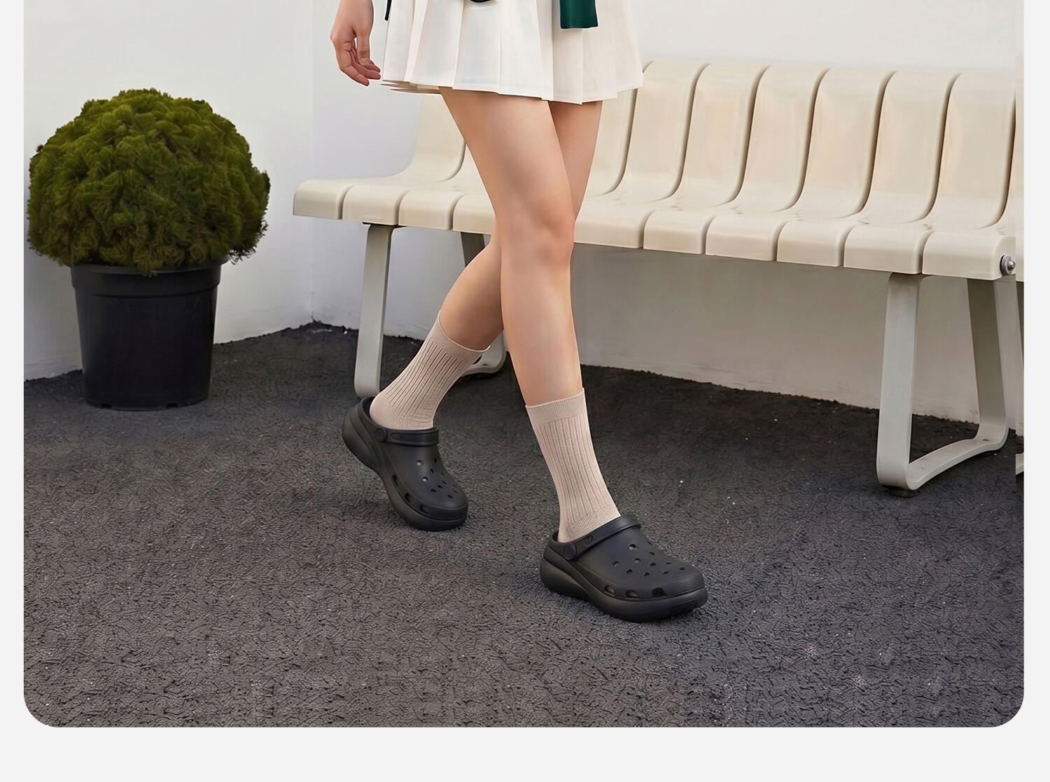 Mercury Home Textiles Mengdou Cloud Hollow Slippers Women Fashion Thick Sole Height Increasing Summer Non-slip Closed Toe Sandals Outdoor Beach Slippers 23