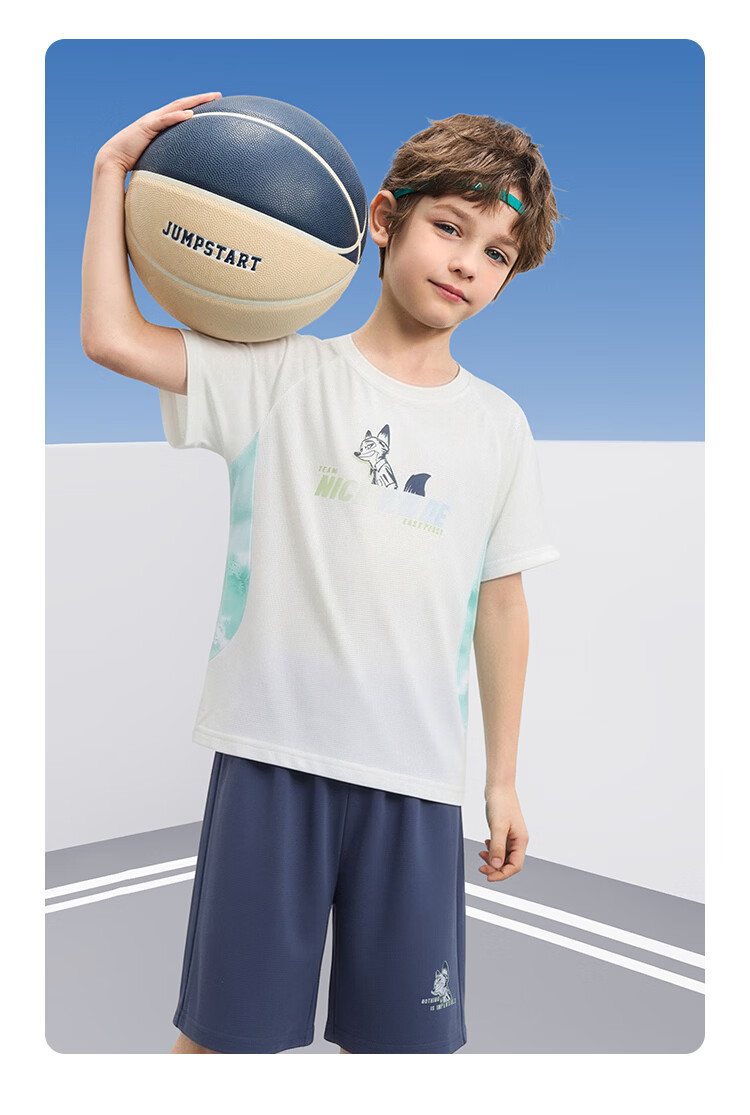 Disney Kids Boys and Girls Sports Set Children's Short Sleeve Two-Piece Summer Casual Outfit Dreamy Blue-Purple Tie-Dye Size 140 33