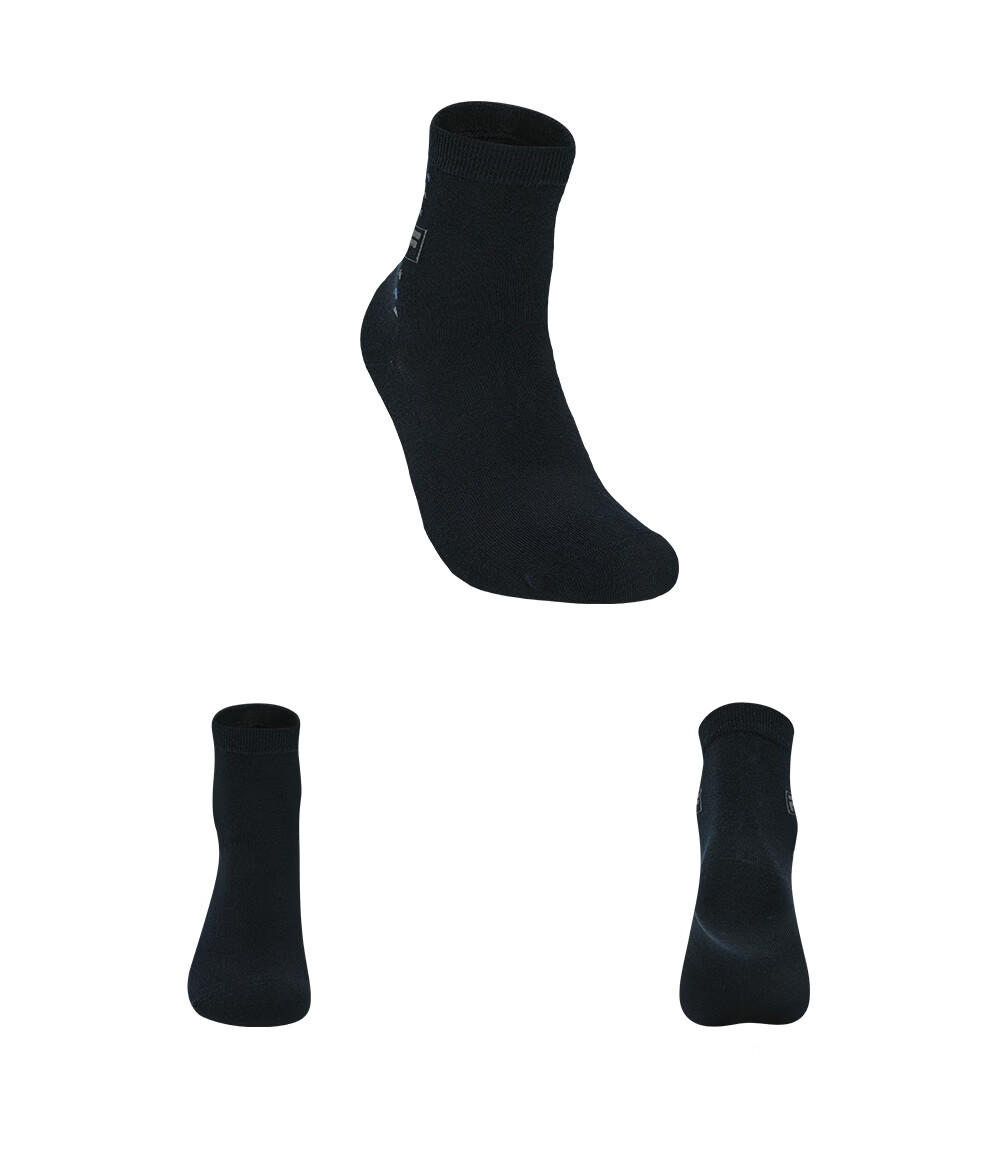 FILA Official Men's New Mid-Waist Socks Simple Daily Comfortable Sports Antibacterial Mid-Calf Socks 6