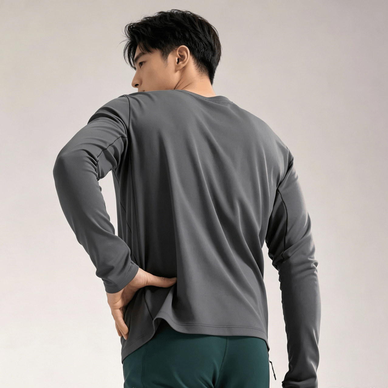 ARC'TERYX CORMAC HEAVYWEIGHT LS Men's Long Sleeve T-Shirt in Carriage Gray XL 6