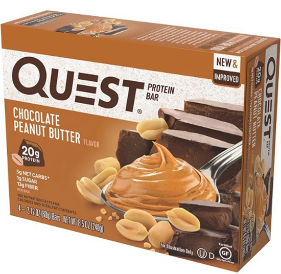 美国代购quest protein bar巧克力蓝莓燕麦蛋白棒能量棒饼干代餐