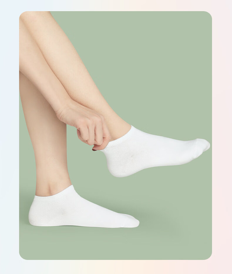 Aiwu Ge Children's Dance Socks Ballet Short Socks White Cotton Ankle Socks Sports Practice Grading Socks Size M 12