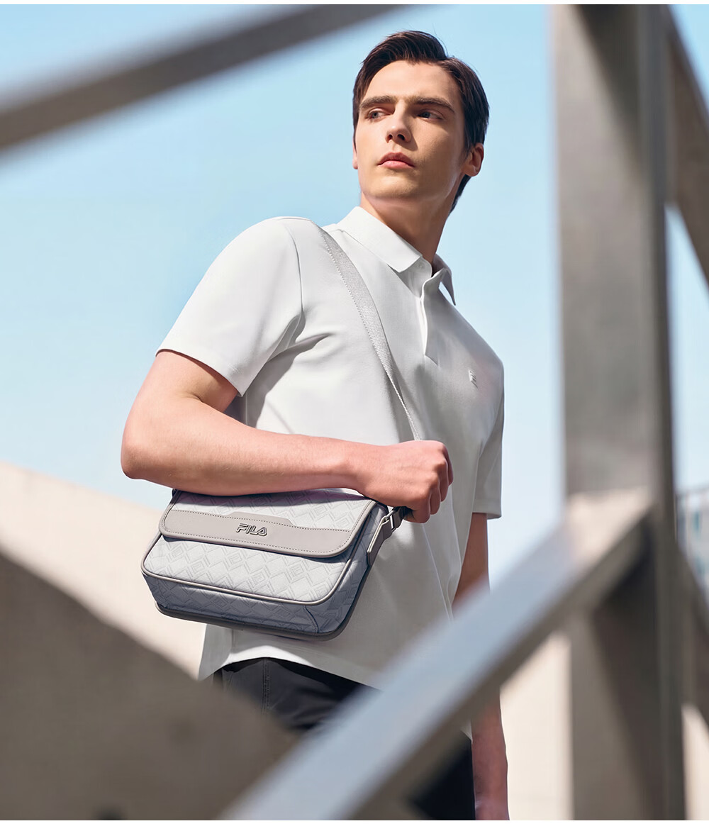FILA Official Men's Shoulder Bag Crossbody Bag Casual Fashion Summer 2026 Sling Bag 10