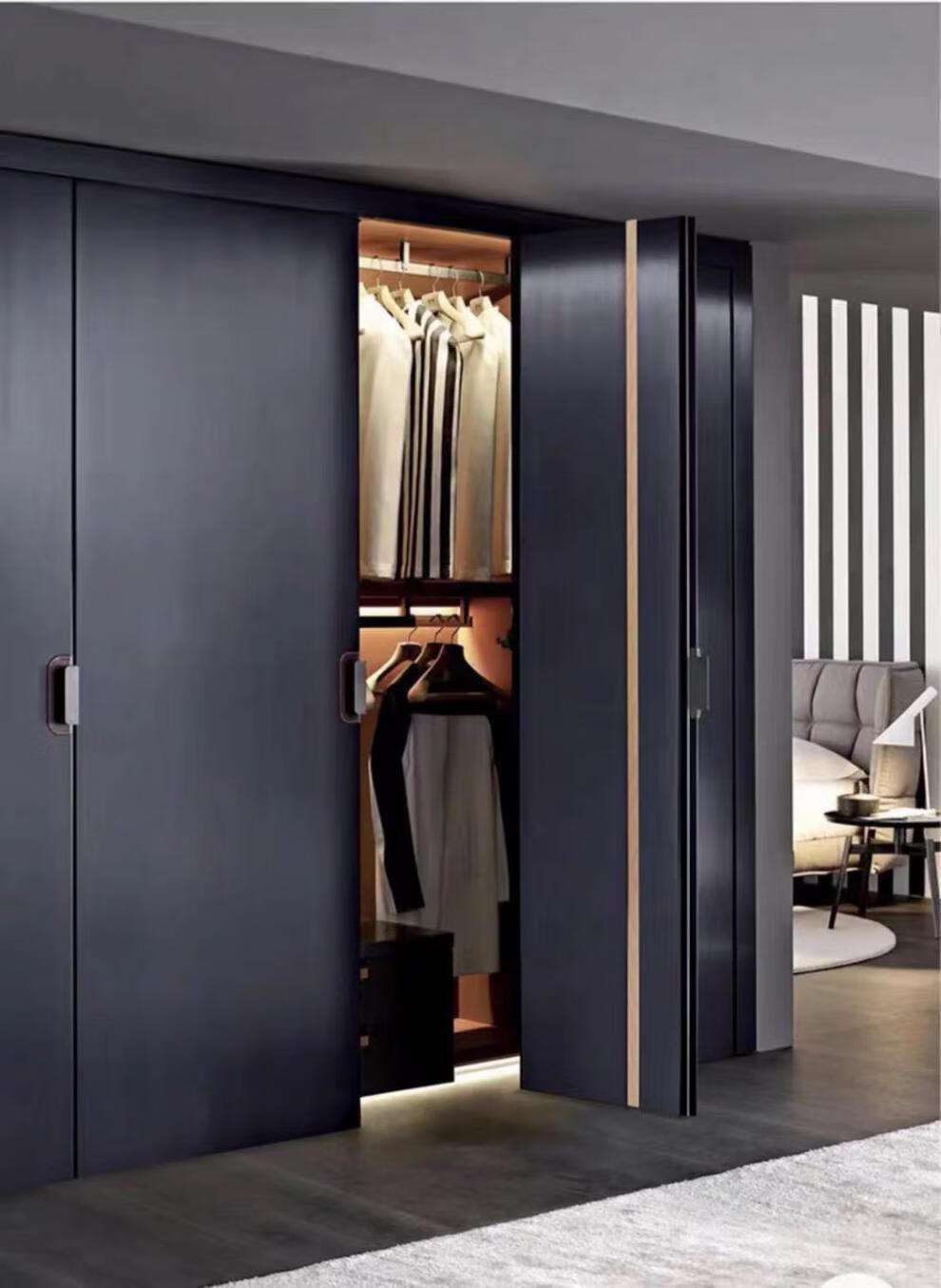 柜门拉直器门板木门弯曲变形拉直器加厚款衣柜门板防变形调直 金色款