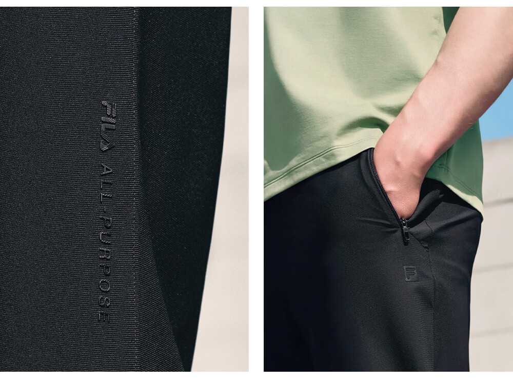 FILA Men's Dynamic Knit Pants 2026 Summer New Sports Pants UV Protection Cooling Straight-Leg Trousers 9