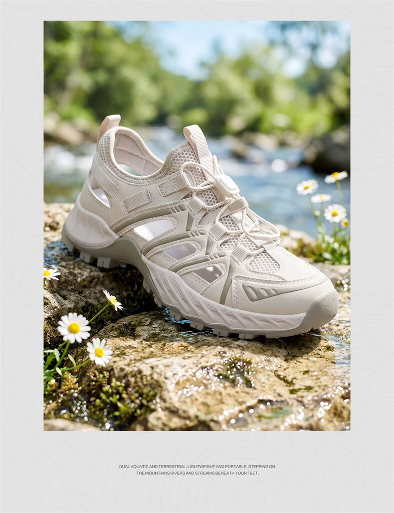 Eierkang Women's Casual Sandals Outdoor Hollow Toe Thick Sole Water Shoes 29063W Purple Size 35 3