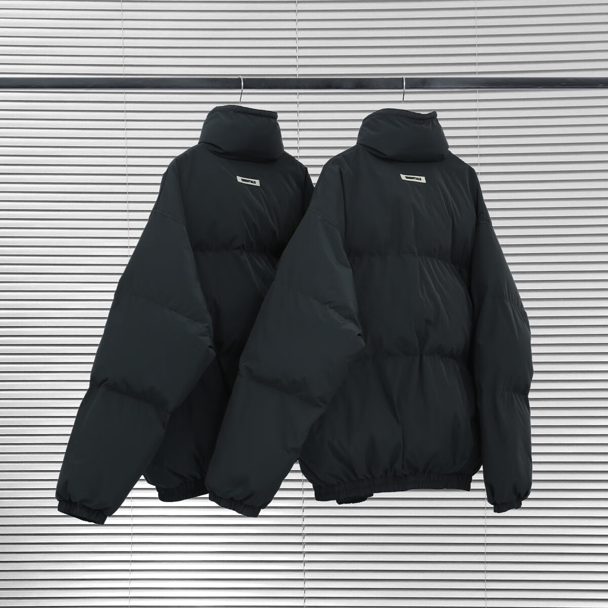 fear of god 服essentials复线高街棉服保暖男女加厚外套同款 杏色 s