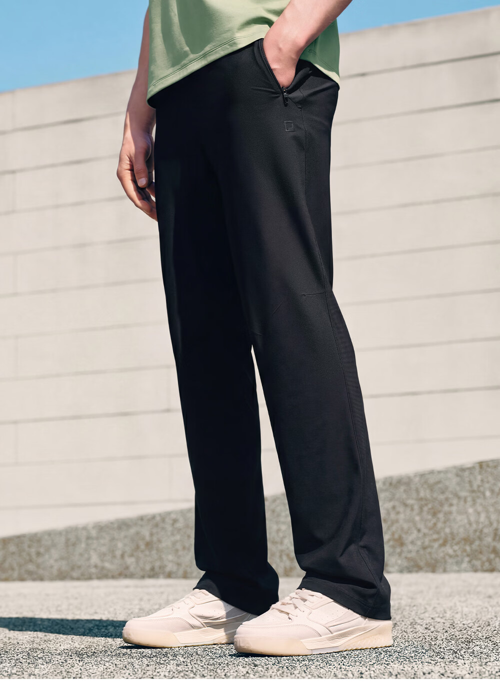 FILA Men's Dynamic Knit Pants 2026 Summer New Sports Pants UV Protection Cooling Straight-Leg Trousers 6