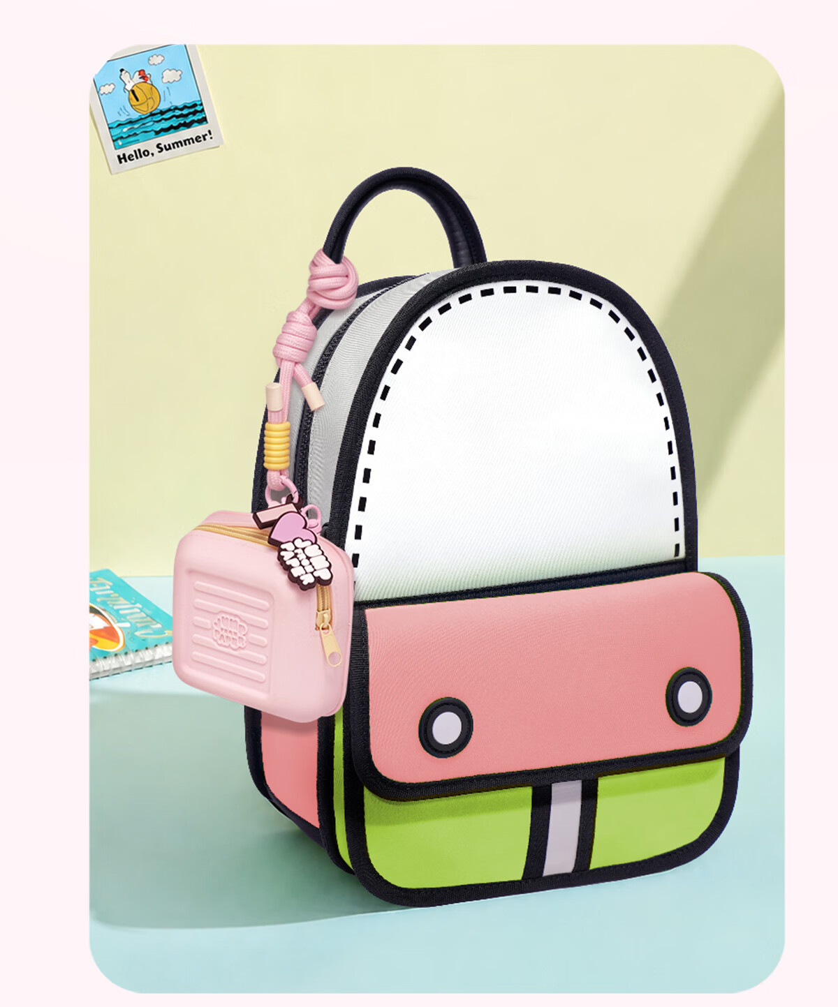 JumpFromPaper Mini Earphone Case Keychain Accessory Bag for Girls Birthday Gift JFP 7