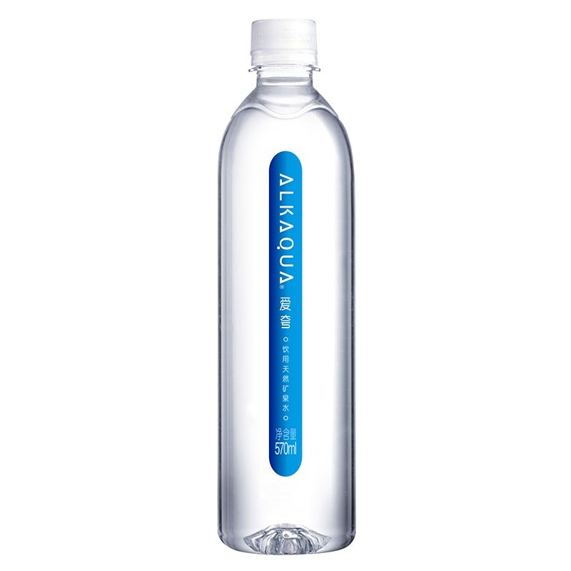 统一爱夸水570ml瓶装饮用天然矿泉水家庭饮用水15瓶