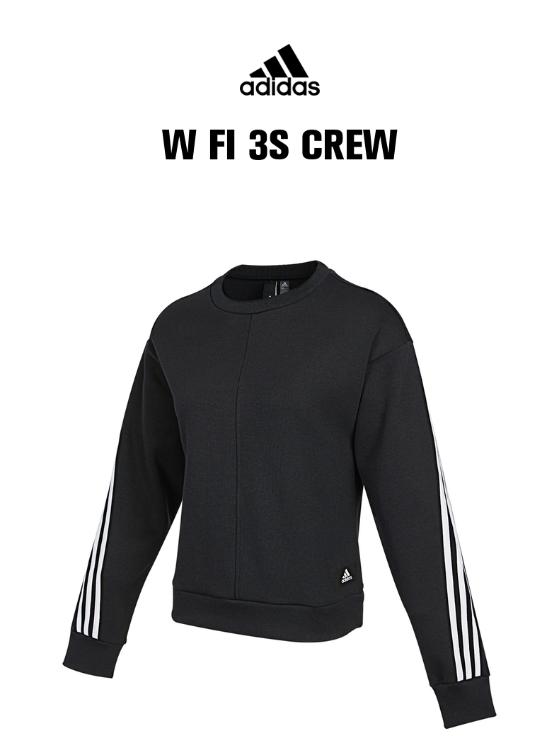 【滔搏运动】adidas阿迪达斯2021女装圆领户外运动百搭休闲舒适针织