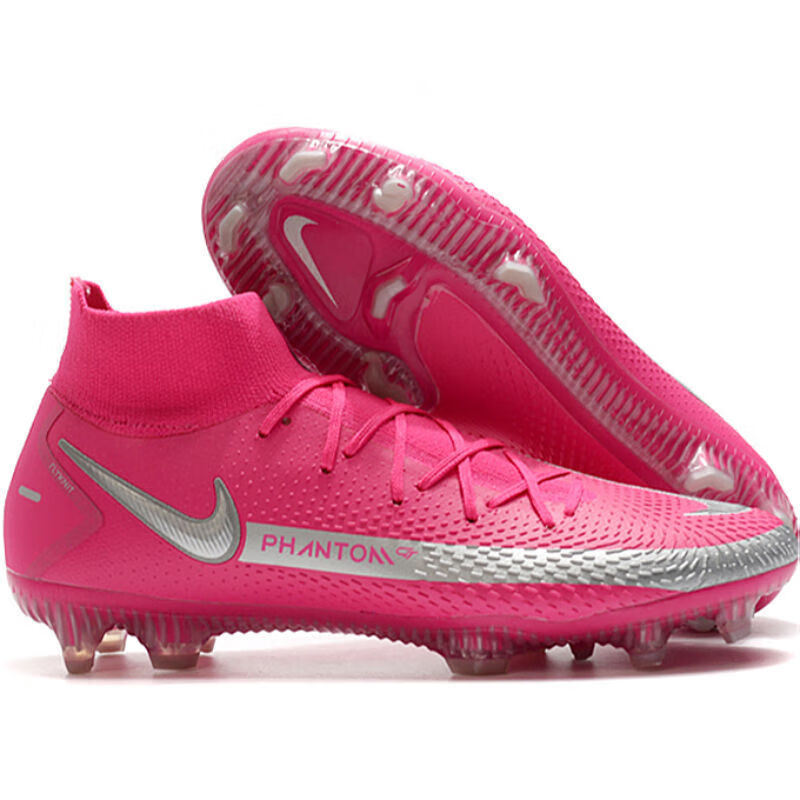 【官方旗舰店】刺客phantom gt高帮ag暗煞cr7内马尔男女fg钉足球 玫瑰