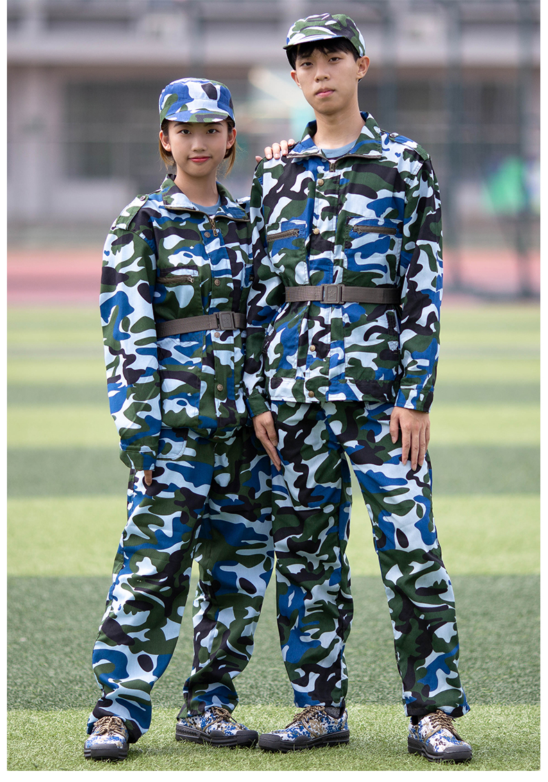 军训服装大学生套装短袖恤学生迷彩服套装男女夏季初高中大学生军训服