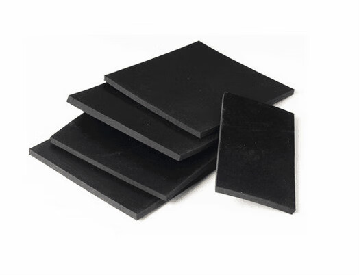 橡胶垫黑色加厚胶板防滑垫片胶皮减震绝缘胶垫工业橡胶板 长500mm*宽