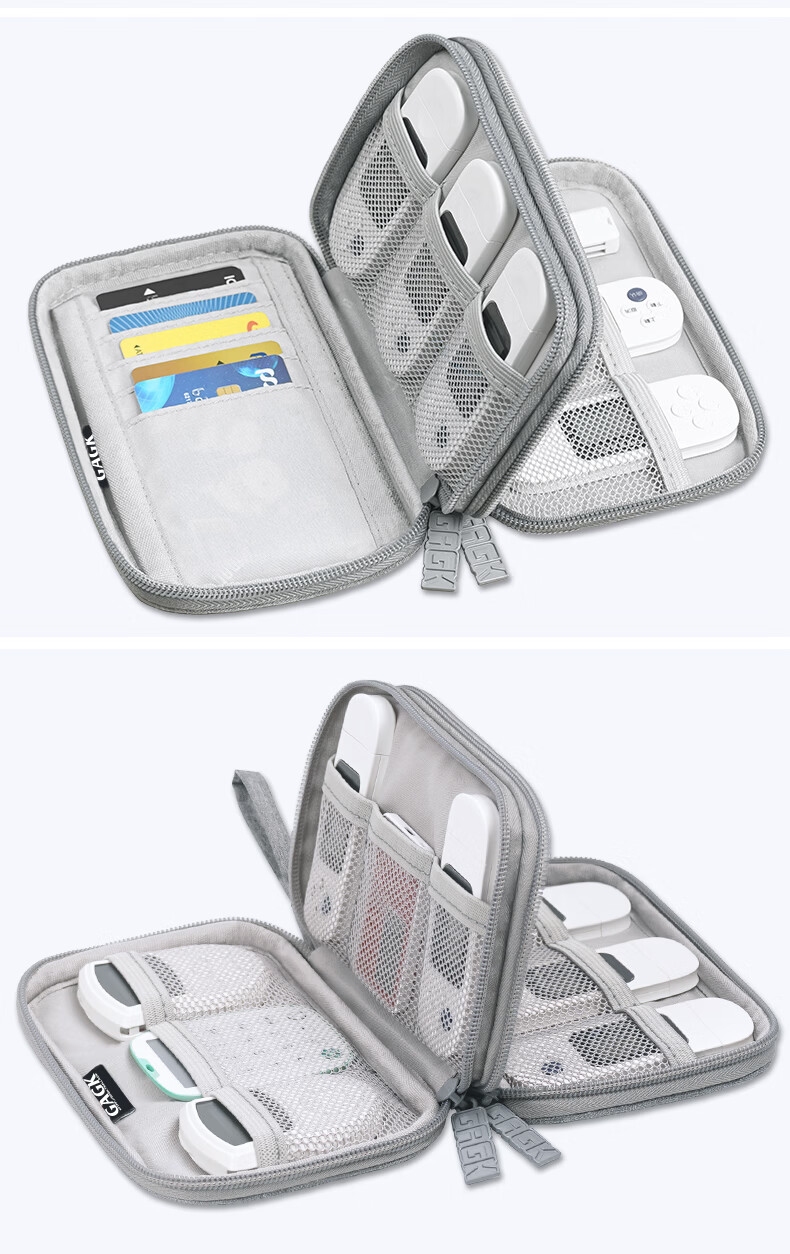 GAGK Corporate Cashier Ukey Waterproof Multi-Compartment USB Drive Storage Bag for 47 USB Drives + 8 Bank Cards 22