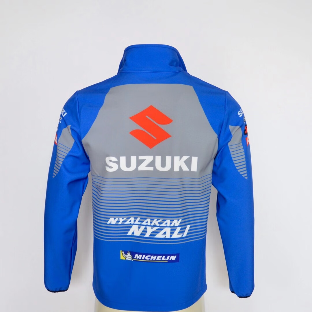suzuki骑行服铃木冲锋衣卫衣赛车服骑行外套motogp达喀尔工作服定制