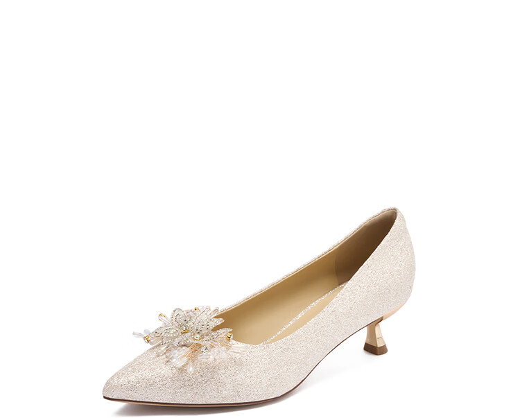 Josiny Red Wedding Shoes for Women, Spring 2026 New Season High Heels, Bridal Engagement Shoes, French-Style Pumps, Xiuhe Wedding Dress, Red, Size 35 10