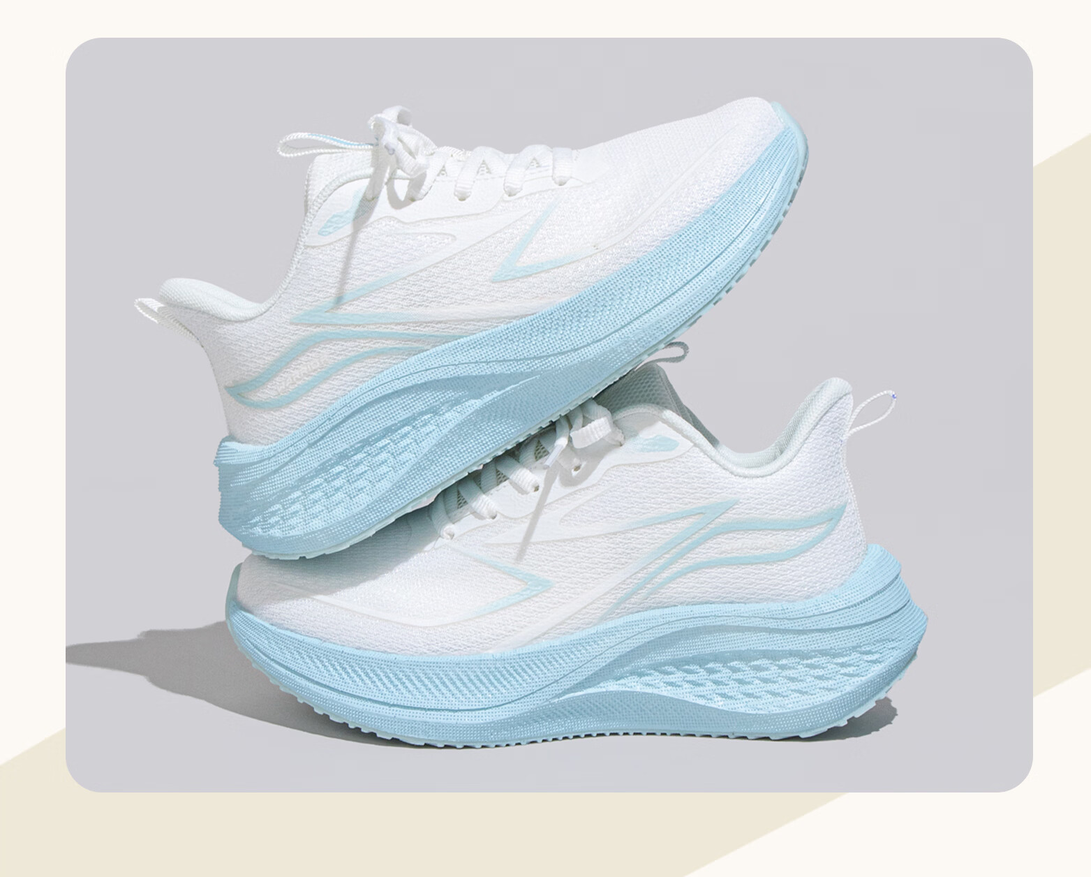 Warrior Women's Running Shoes Lightweight Breathable Mesh Soft Sole Rebound Shock Absorption Casual Sports Shoes Pink White Blue Size 38 11