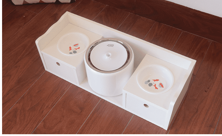 小佩宠物petkit智能循环活氧饮水机猫咪狗犬喂水器 3代饮水机 白色双
