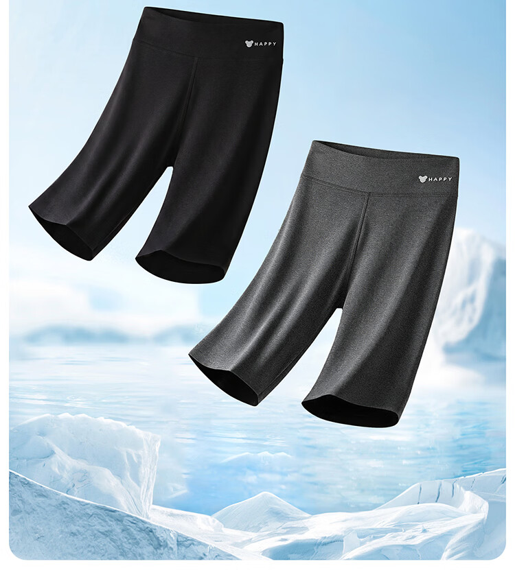 Bingxue Cotton Children's Shark Shorts Girls Summer Five-Point Safety Pants Cotton High-Waist Yoga Shorts Sports Leggings 5