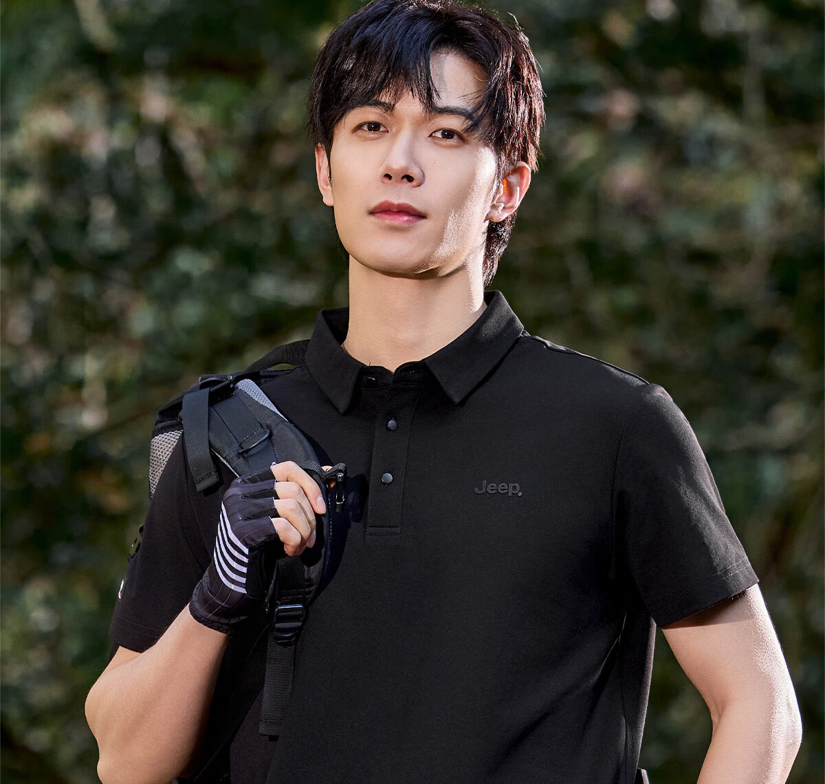 JEEP Men's Short Sleeve Polo Shirt Summer Sun Protection Breathable Collar T-Shirt Business Casual Top 2026 Summer New Arrival 3