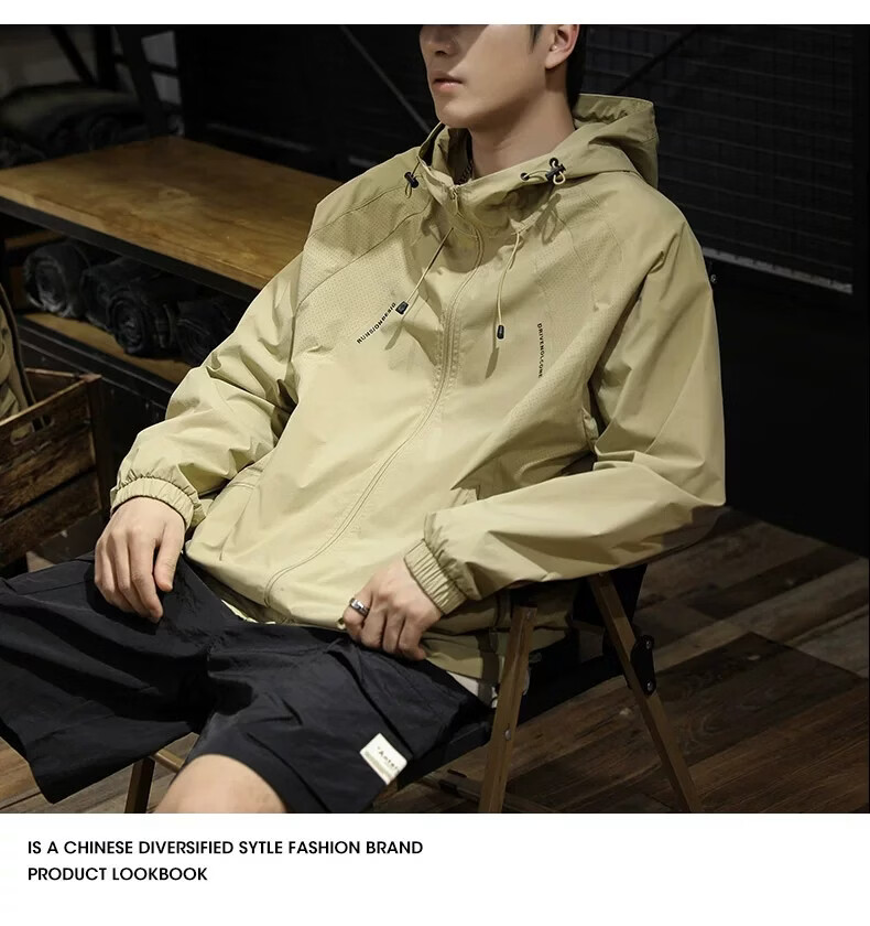 ROMON Outdoor Cooling Breathable Sunscreen Jacket Men 2026 New Summer UV Protection Thin Coat Trendy 16