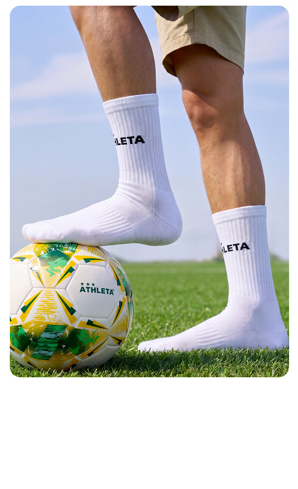 ATHLETA Soccer Socks Summer Mid-Calf Unisex Non-Slip Training Socks Towel Sole Sports Running Basketball Outdoor Socks 11
