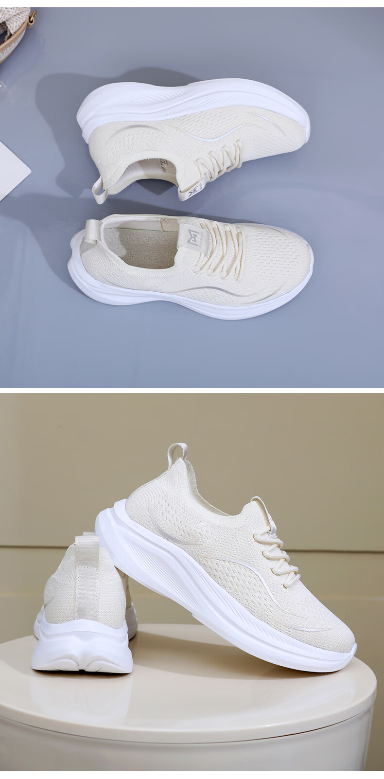 BURUIJING Old Beijing Cloth Shoes Women's Slip-On Casual Sports Shoes for Mom 61170 Pink Size 36 24