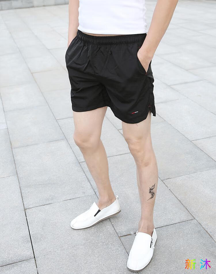 短裤男修身外穿三分裤网红同款沙滩裤潮流速干大裤衩旗舰官方店速干三