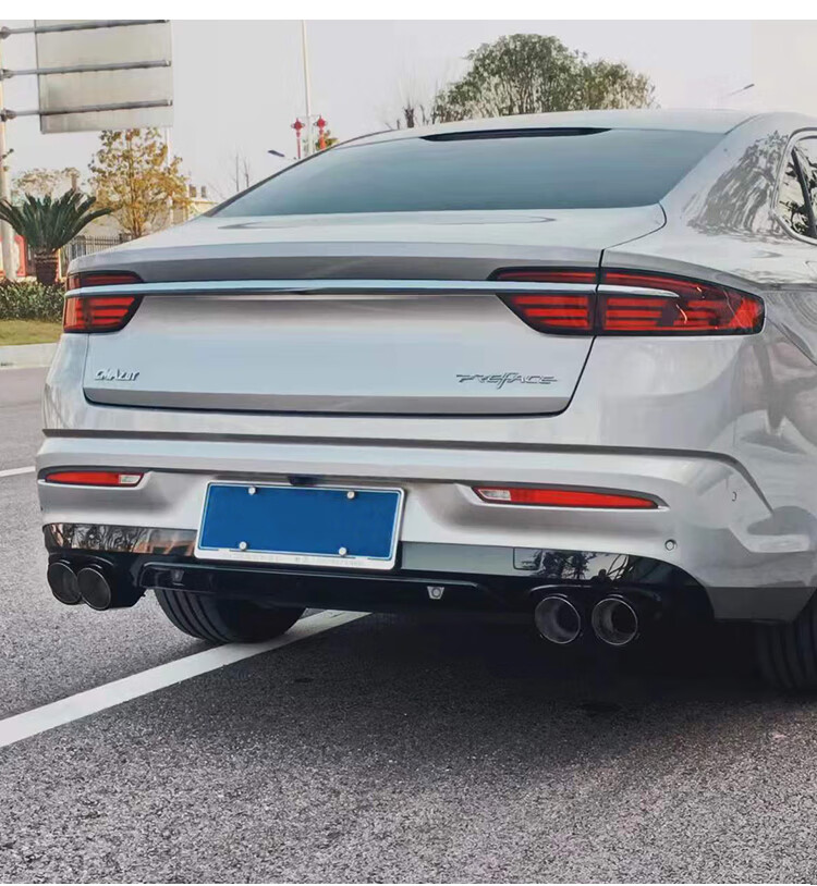 适用于吉利星瑞排气管改装专用四出不锈钢碳纤维尾喉耐高温免焊接