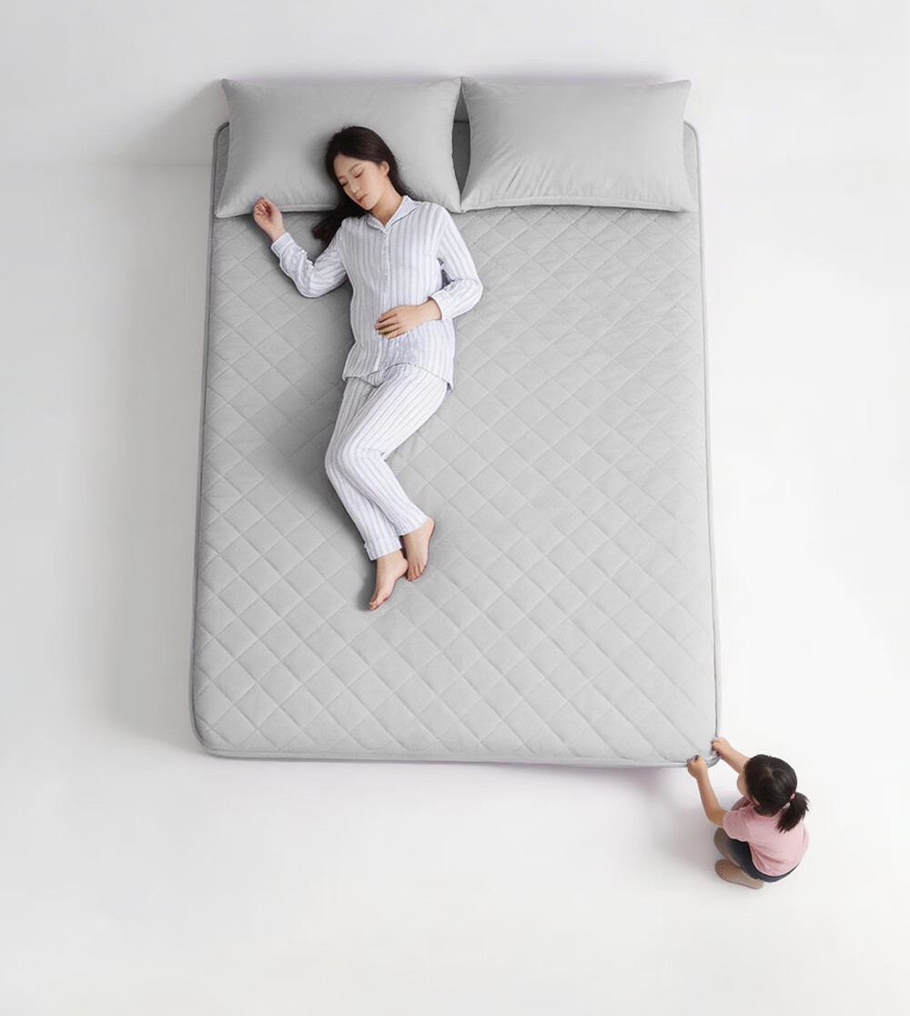 Shuimudao [Friend Recommendation] Class A Maternity And Baby-Grade Cooling Mat, Silk Filling Fitted Sheet, Single Or Double Size 1.5x2 Meters, Machine Washable 21