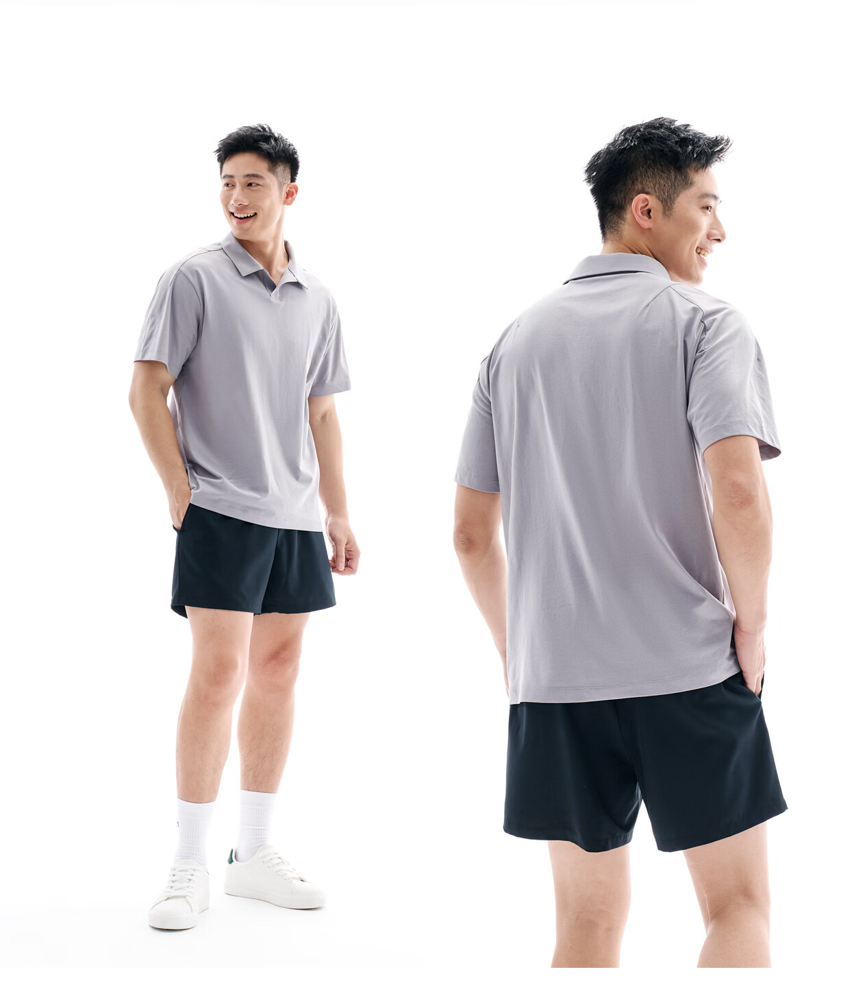 MUSCLE DOG Antibacterial Quick-Dry Sports Polo Shirt Men's 2026 New Tennis Training Fitness Top 23
