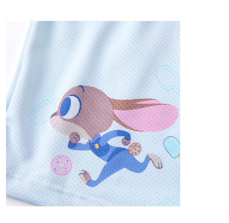 Disney Bunny Officer Cooling Children's Underwear 26 Summer Girls Comfortable Breathable Boxer Briefs Class A 4-Pack Size 150 13