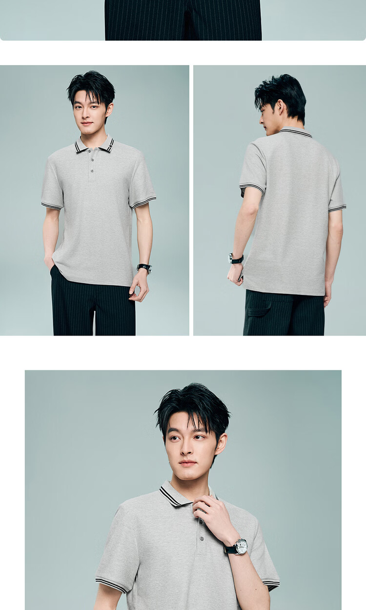 Giordano 2026 Summer New Black Technology Cooling Sun Protection Embroidered Collar Short Sleeve Polo Shirt Men 13016331 14