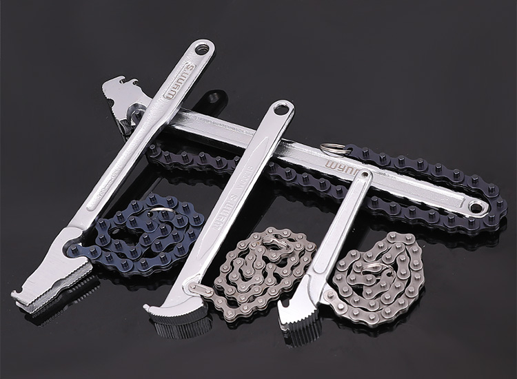 威力狮链条扳手链条管钳链条扳手链条管子钳9寸12寸15寸精钢锻造w002