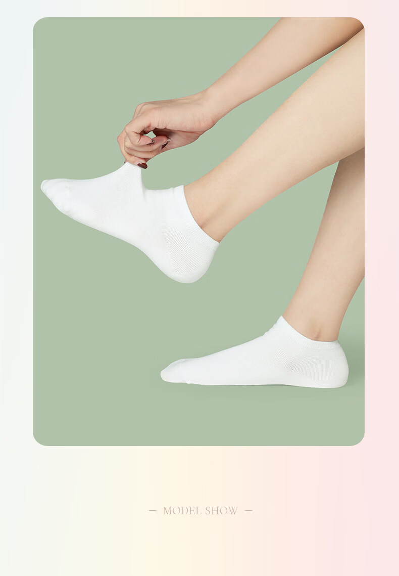 Aiwu Ge Children's Dance Socks Ballet Short Socks White Cotton Ankle Socks Sports Practice Grading Socks Size M 13