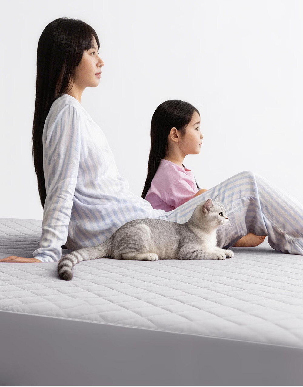 Shuimudao [Friend Recommendation] Class A Maternity And Baby-Grade Cooling Mat, Silk Filling Fitted Sheet, Single Or Double Size 1.5x2 Meters, Machine Washable 11