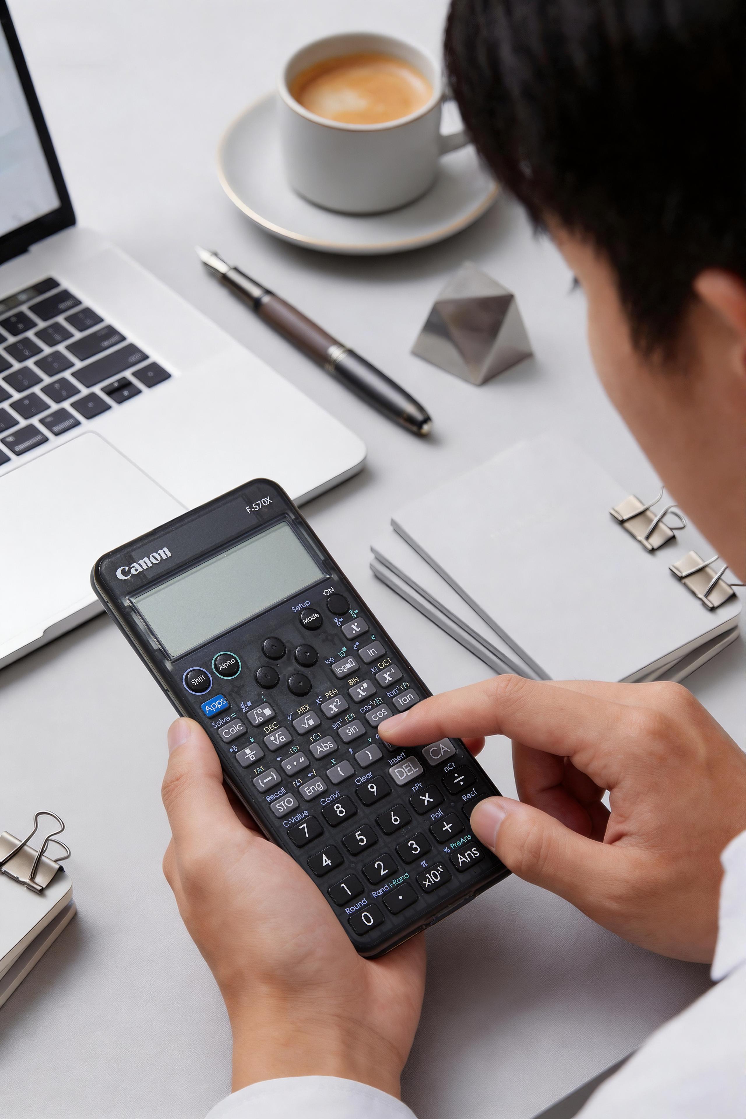 Canon 2026 Star Black Scientific Calculator Multifunctional Graphing Calculator for High School and University Students Exams and Competitions Model 999 6