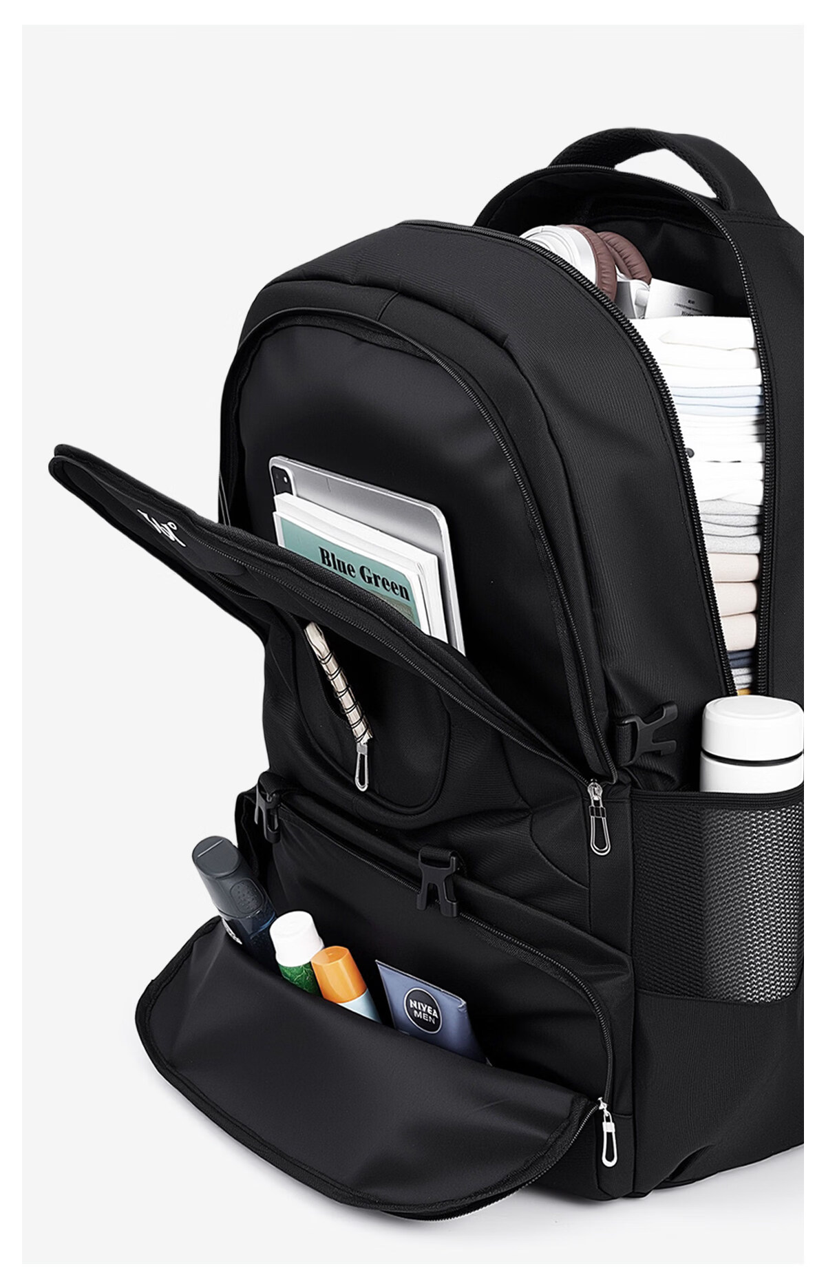 361° Large Capacity Men's Backpack 2026 New Outdoor Travel Hiking Durable Luggage Bag 7