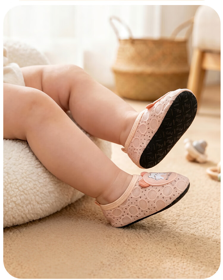 9i9 Baby Walking Shoes Summer Bowknot Girls Breathable Mesh Soft Sole Non-slip Floor Socks B70 Aqua Green Size 13 10