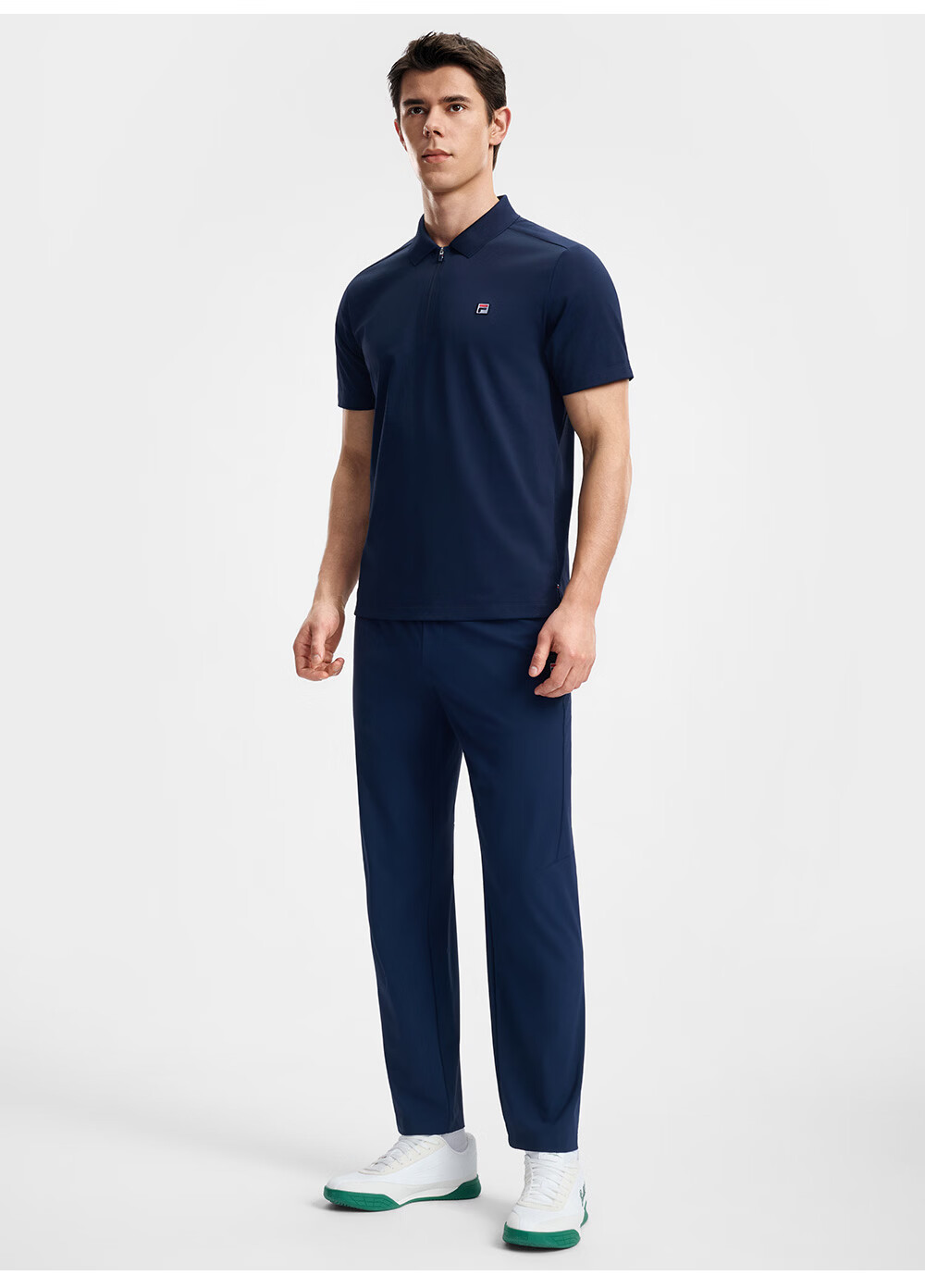 FILA Official Men's Knitted Short Sleeve Polo Shirt 2026 Autumn New Tennis Sports Quick-Dry Top 8