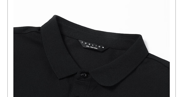 TonLion 2026 Summer New Men's Short Sleeve Polo Shirt Unique American Collar Fashion T-Shirt 18