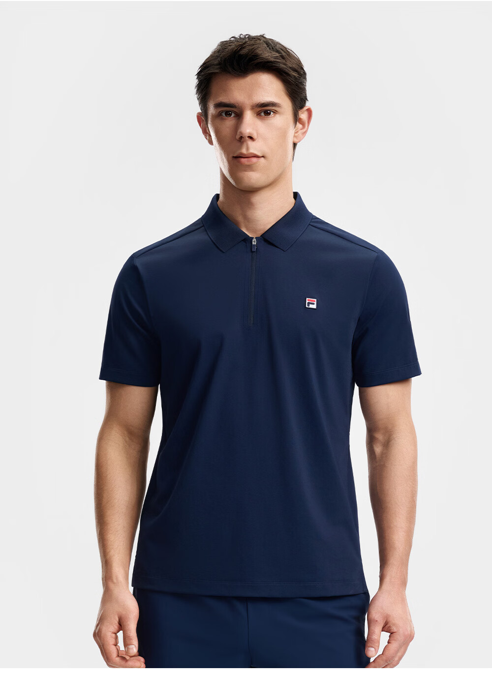 FILA Official Men's Knitted Short Sleeve Polo Shirt 2026 Autumn New Tennis Sports Quick-Dry Top 5
