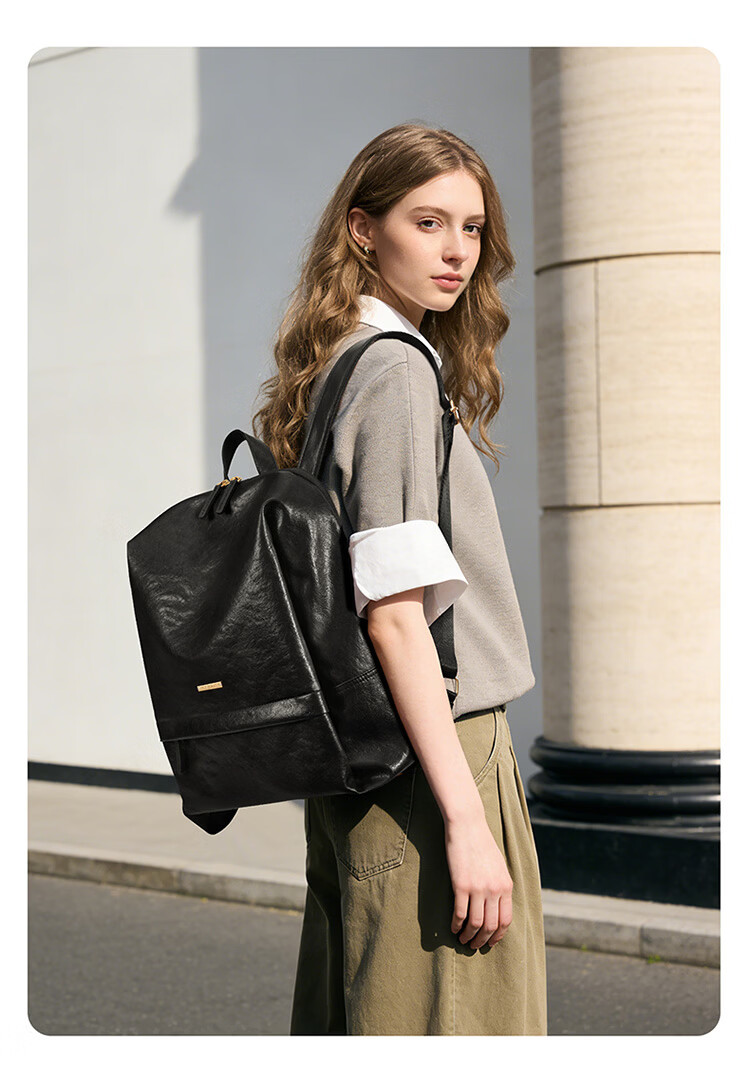 GOLF Women's Fashion Backpack 14-inch Laptop Bag Large Capacity Casual Travel Student School Bag 20